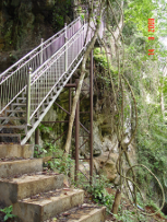 Stairs to 2nd cave