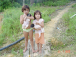 Two Iban's children